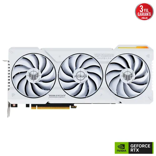 Asus Tuf GeForce RTX 4070 Ti SUPER TUF-RTX4070TIS-O16G-WHITE-GAMING GDDR6X 256Bit DX12 DLSS 3 Gaming (Oyuncu) Ekran Kartı