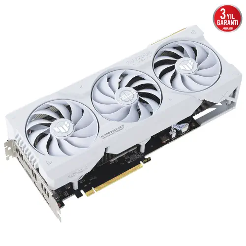 Asus Tuf GeForce RTX 4070 Ti SUPER TUF-RTX4070TIS-O16G-WHITE-GAMING GDDR6X 256Bit DX12 DLSS 3 Gaming (Oyuncu) Ekran Kartı