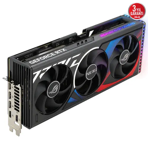 Asus ROG Strıix RTX 4080 SUPER 16G ROG-STRIX-RTX4080S-16G-GAMING GDDR6X 256Bit DX12 DLSS 3 Gaming (Oyuncu) Ekran Kartı