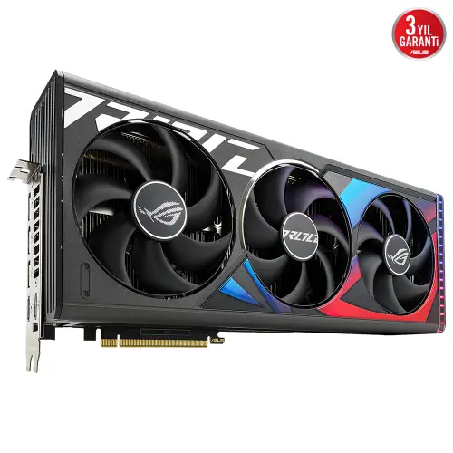 Asus ROG Strıix RTX 4080 SUPER 16G ROG-STRIX-RTX4080S-16G-GAMING GDDR6X 256Bit DX12 DLSS 3 Gaming (Oyuncu) Ekran Kartı