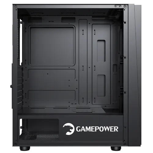 GamePower Ravadin ATX 3* ARGB Infinity Fan Temperli Cam 700W 80+ Bronze Dahili PSU Cam Gaming RGB Kontrolcüsü Siyah Kasa
