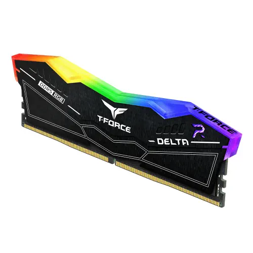 Team T-Force DELTA RGB 32GB(2x16GB) DDR5 7200Mhz CL34 Siyah Gaming Ram  (FF3D532G7200HC34ADC01)