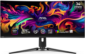 MSI MAG 341CQP QD-OLED 34″ 175Hz 0.03ms FreeSync Premium Pro UWQHD Curved Gaming (Oyuncu) Monitör