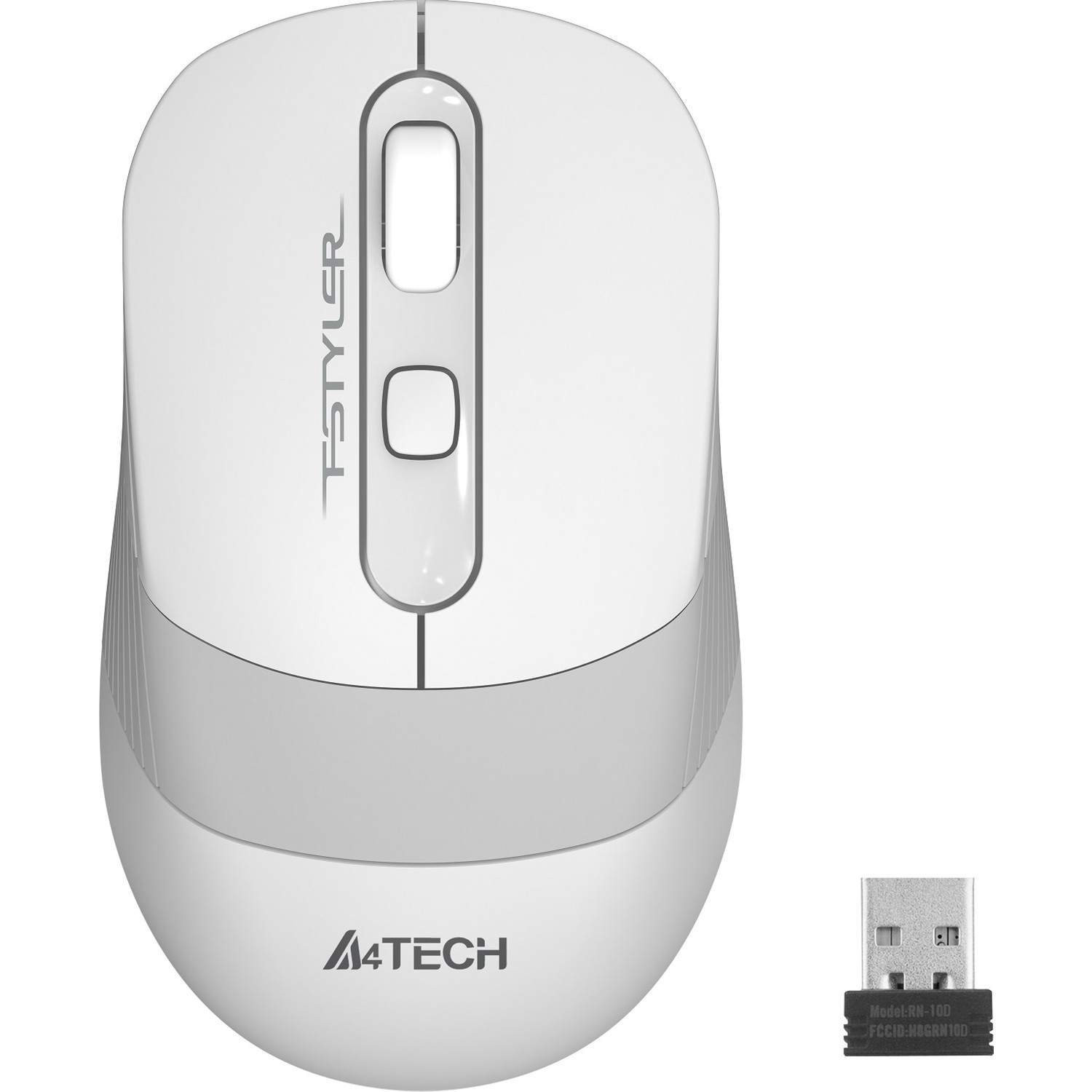 A4 Tech FG10 2000DPI USB Optik Kablosuz Beyaz Mouse