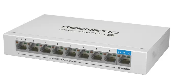 Keenetic PoE+ Switch 9 KN-4710-01-EU Gigabit Switch