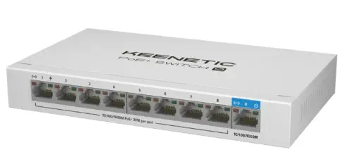 Keenetic PoE+ Switch 9 KN-4710-01-EU Gigabit Switch