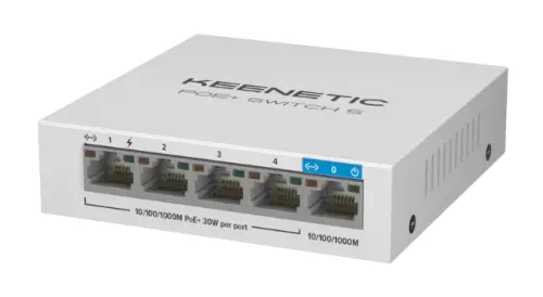 Keenetic PoE+ Switch 5 KN-4610-01-EU Gigabit Switch