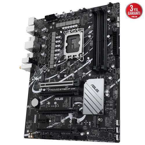 Asus Prime Z790-P Wifi-CSM Intel Z790 Soket 1700 DDR5 7200(OC)MHz ATX Gaming (Oyuncu) Anakart