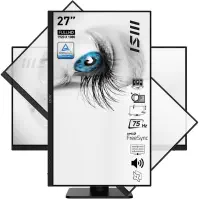 MSI Pro MP273P 27″ 5ms 75Hz Freesync IPS Anti-Glare Pivot Full HD Monitör 