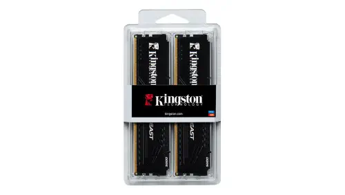 Kingston Beast KF560C36BBEK2-16 16GB (2x8) DDR5 6000Mhz CL36 Siyah Gaming RAM (Bellek)