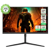 GamePower Rapid  27″ 1ms 360Hz Flat Fast IPS FHD RGB Pivot Speaker Gaming Monitör (Sıfır Ölü Piksel Garantili)