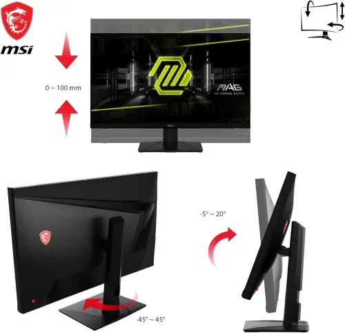 MSI MAG 322UPF 32″ 1ms 160Hz Freesync Premium UHD Rapid IPS Pivot Gaming (Oyuncu) Monitör