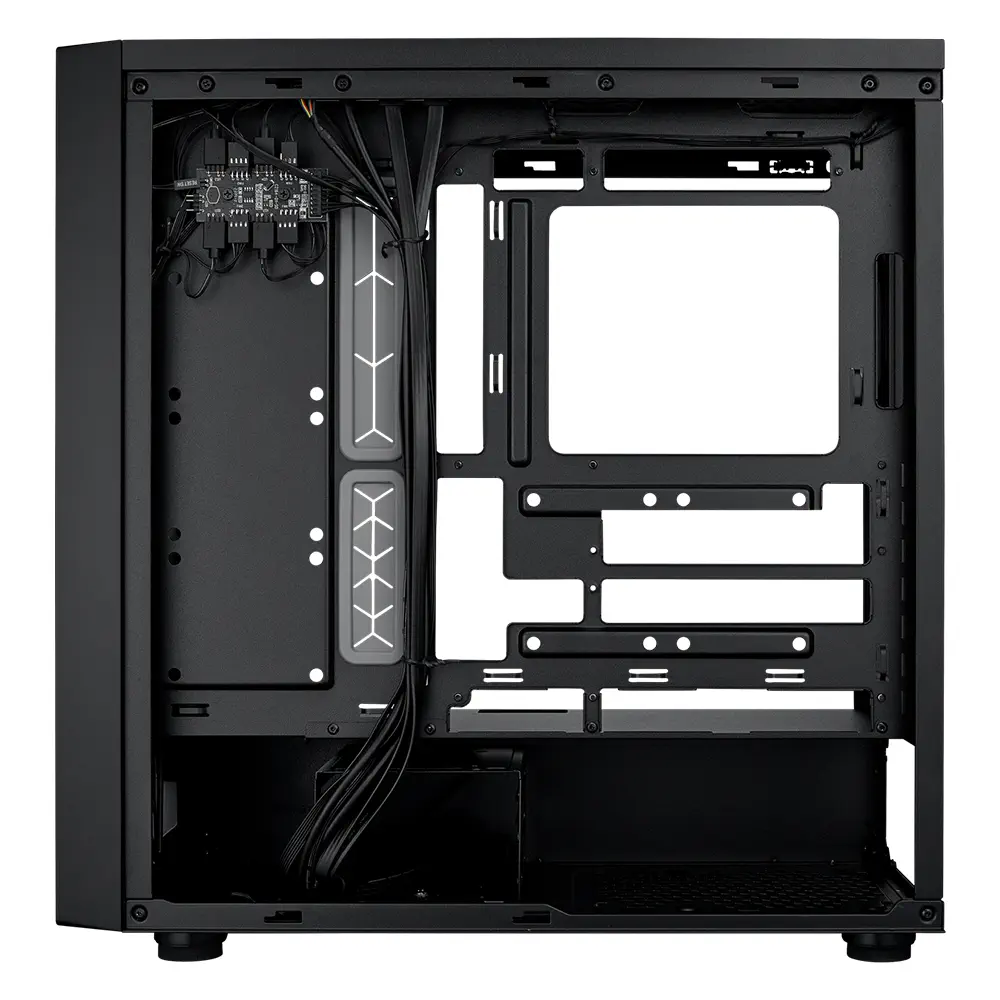 Cooler Master MasterBox 600 TG MB600-KGNN-S00 Mesh ARGB ATX Siyah Mid Tower Kasa