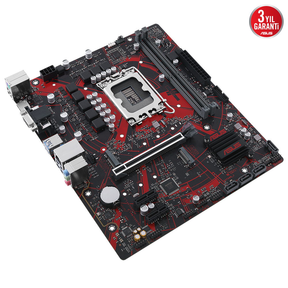 ASUS EX-B760M-V5 Intel B760 Soket 1700 DDR5 8000(OC)MHz mATX Gaming (Oyuncu) Anakart