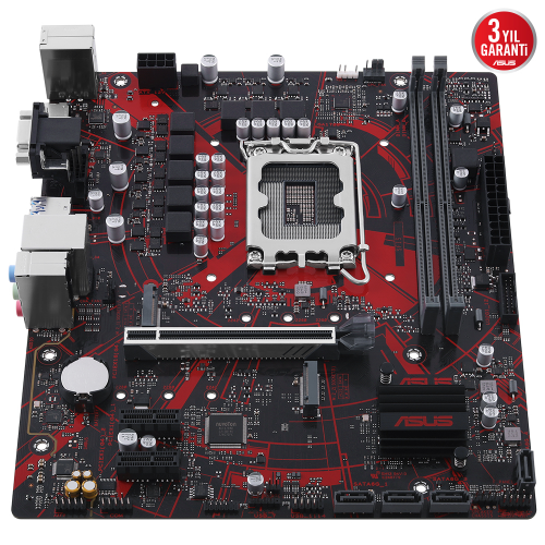 ASUS EX-B760M-V5 Intel B760 Soket 1700 DDR5 8000(OC)MHz mATX Gaming (Oyuncu) Anakart