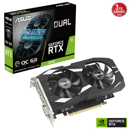 Asus Dual GeForce RTX 3050 OC