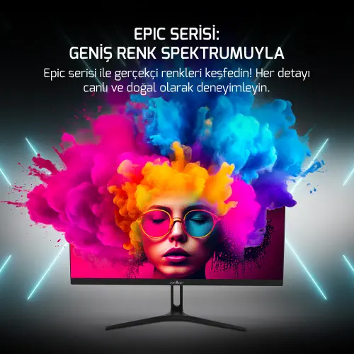 James Donkey Epic E20 27″ 200Hz 0.5Ms FHD VA Panel Gaming Monitör (Sıfır Ölü Piksel Garantili)