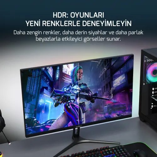 James Donkey Epic E20 27″ 200Hz 0.5Ms FHD VA Panel Gaming Monitör (Sıfır Ölü Piksel Garantili)