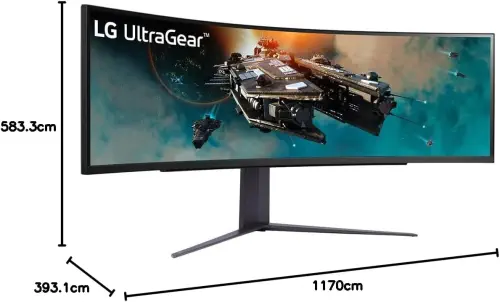 LG 49″49GR85DC-B 1ms 240Hz VA QHD Curved Gaming Monitör