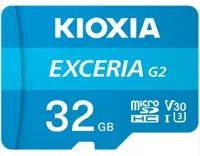 Kioxia Exceria LMEX2L032GG2 32GB 100MB/s Okuma Hızlı MicroSD Hafıza Kartı