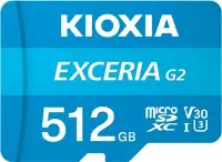 Kioxia Exceria LMEX2L512GG2 512GB 100MB/s Okuma Hızlı MicroSD Hafıza Kartı