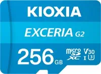 Kioxia Exceria LMEX2L256GG2 256GB 100MB/s Okuma Hızlı MicroSD Hafıza Kartı