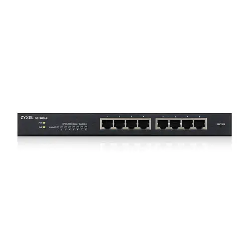 Zyxel GS1900-8 V2 8 Port 8x10/100/1000 Yönetilebilir Switch