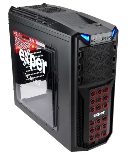 Exper Gaming Xcellerator XC207 i7 13700F H610 32GB 1TB M.2 SSD RTX3060TI 8GB  650W W11 Pro Masaüstü PC