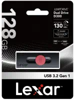 Lexar 128GB LJDD300128G-BNBNG USB 3.2 130MB/s USB Flash Bellek