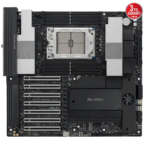 Asus PRO WS WRX90E-SAGE SE AMD WRX90 DDR5 7600MHz Anakart