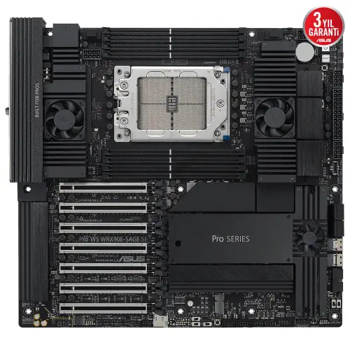 Asus MB PRO WS WRX90E-SAGE SE AMD WRX90 DDR5 7600MHz VGA  Anakart