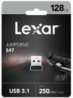 Lexar 128GB LJDS47-128ABBK JumpDrive S47 USB3.1 128/250MB/s USB Bellek