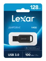 Lexar 128GB LJDV400128G-BNBNG JumpDrive V400 USB3.0 100MB/s USB Flash Bellek