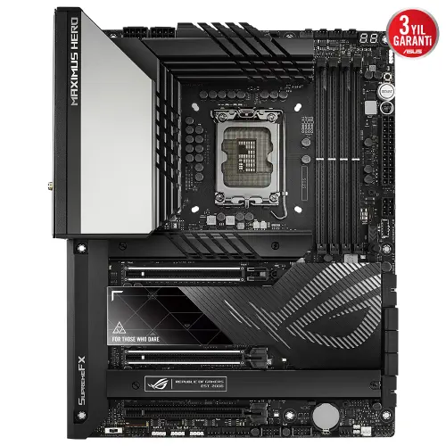 Asus ROG Maximus Z790 Hero BTF Intel Z790 Soket LGA1700 DDR5 8000(OC)MHz ATX Gaming (Oyuncu) Anakart 