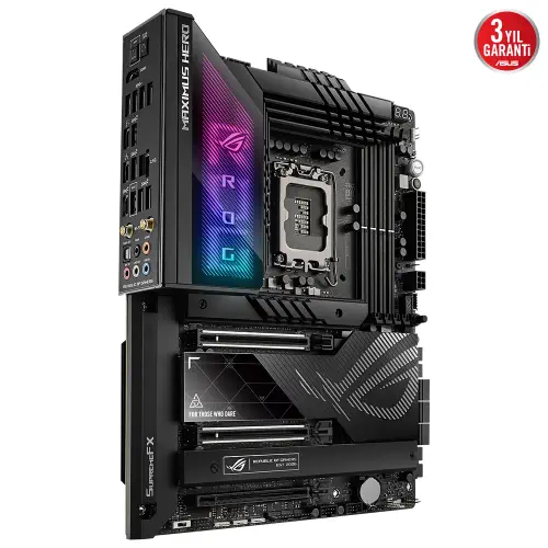 Asus ROG Maximus Z790 Hero BTF Intel Z790 Soket LGA1700 DDR5 8000(OC)MHz ATX Gaming (Oyuncu) Anakart 