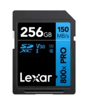 Lexar 256GB LSD0800P256G-BNNNG SD Professional 800X SDXC UHS-I 150/45MB/s SD Hafıza Kartı