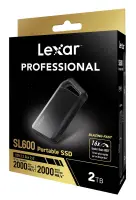 Lexar  2TB LSL600X002T-RNBNG EXT.SSD USB3.2 2000/ 2000MB/s Hafıza Kartı