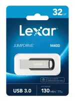 Lexar 32GB LJDM400032G-BNBNG JumpDrive M400 USB 3.0 130MB/s USB Flash Bellek