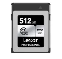 Lexar 512GB LCXEXSL512G-RNENG Professional CFExpress Type-B  1750MB/s / 1300MB/s Hafıza Kartı