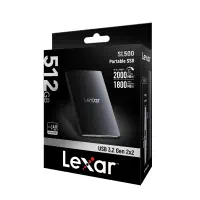 Lexar 512GB LSL500X512G-RNBNG EXT.SSD USB3.2 2000MB/s / 1800MB/s Hafıza Kartı