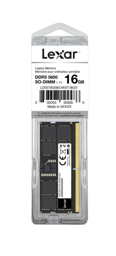 Lexar LD5S16G56C46ST-BGS 16GB (1x16GB) DDR5 5600MHz CL46 Notebook SODIMM Ram 