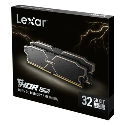 Lexar Thor LD5U16G60C32LG-RGD 32GB (2x16GB) DDR5 6000MHz CL32 Ram (Bellek)