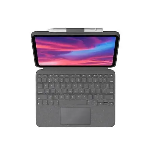 Logitech Combo Touch iPad Gri 10.9″ 10. Nesil Klavyeli Kılıf -920-011381