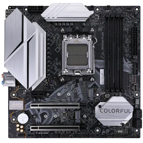 COLORFUL BATTLE-AX B650M-PLUS V14 DDR5 7600MHz mATX AM5 Gaming (Oyuncu) Anakart