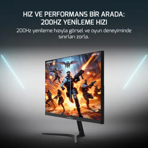 James Donkey Epic E20 27″ 200Hz 0.5Ms FHD VA Panel Gaming Monitör (Sıfır Ölü Piksel Garantili)