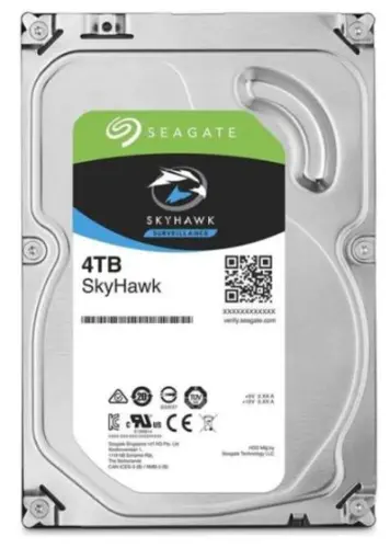 Seagate Skyhawk ST4000VX016 4TB 256MB 7/24 Güvenlik Diski