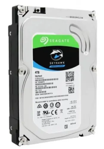 Seagate Skyhawk ST4000VX016 4TB 256MB 7/24 Güvenlik Diski