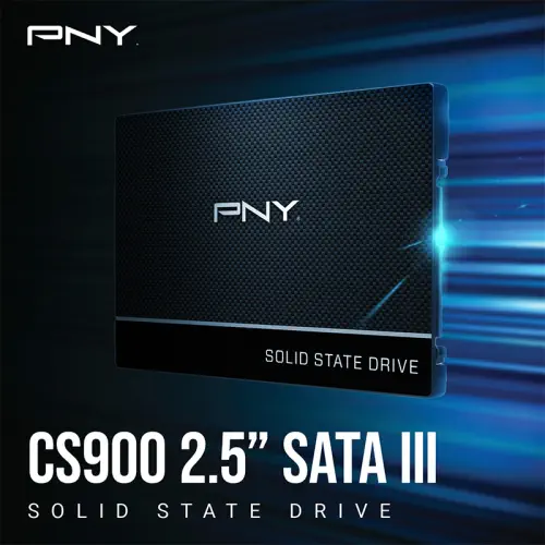 PNY CS900 250GB 535/500MB/s 2,5″ SATA3 SSD Disk (SSD7CS900-250-RB)