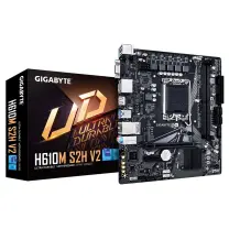 Gigabyte H610M-S2H-V2-DDR5 Intel H610 Soket 1700 DDR5 5600MHz mATX Gaming (Oyuncu) Anakart