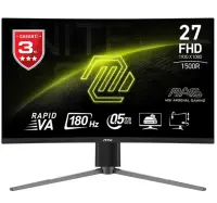 MSI MAG 27C6PF 27″ 180Hz 0,5ms Rapid VA Adaptive-Sync Curved Full HD Gaming (Oyuncu) Monitör